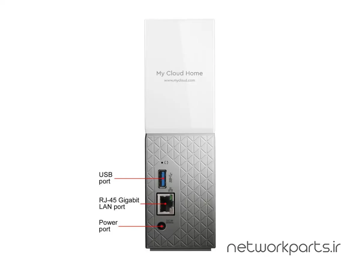 ذخیره ساز تحت شبکه (NAS) وسترن دیجیتال (Western Digital) مدل WDBVXC0060HWT-NESN دارای 6TB هارد درایو