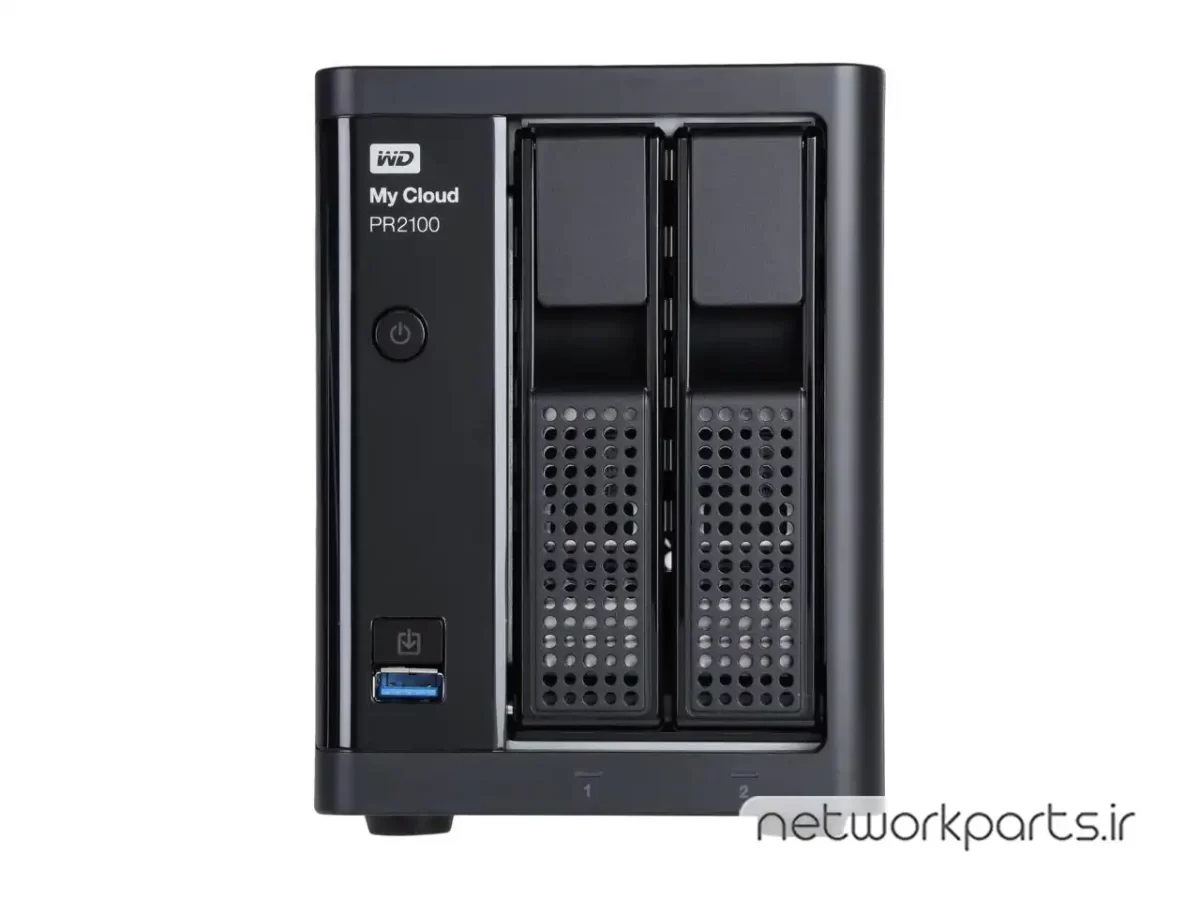 ذخیره ساز تحت شبکه (NAS) وسترن دیجیتال (Western Digital) مدل WDBBCL0040JBK-NESN دارای 4TB هارد درایو و 4GB حافظه رم