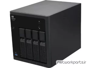 ذخیره ساز تحت شبکه (NAS) وسترن دیجیتال (Western Digital) مدل WDBNFA0080KBK-NESN دارای 8TB هارد درایو