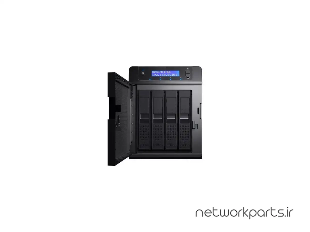 ذخیره ساز تحت شبکه (NAS) وسترن دیجیتال (Western Digital) مدل WDBYVE0080KBK-NESN دارای 8TB هارد درایو و 8GB حافظه رم