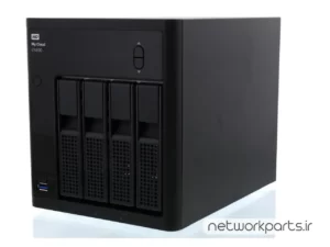 ذخیره ساز تحت شبکه (NAS) وسترن دیجیتال (Western Digital) مدل WDBWZE0080KBK-NESN دارای 8TB هارد درایو و 2GB حافظه رم