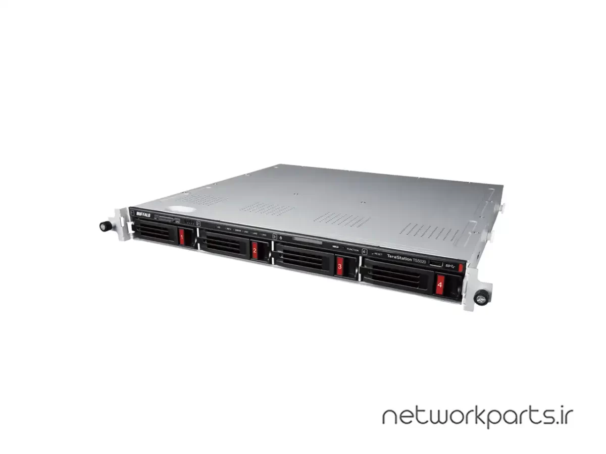 ذخیره ساز تحت شبکه (NAS) بوفالو (Buffalo) مدل TS51220RH3204 دارای 32TB (4x 8TB) هارد درایو و 16GB حافظه رم