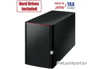 ذخیره ساز تحت شبکه (NAS) بوفالو (Buffalo) مدل LS220D0802B دارای 8TB (2x 4TB) هارد درایو و 256MB حافظه رم