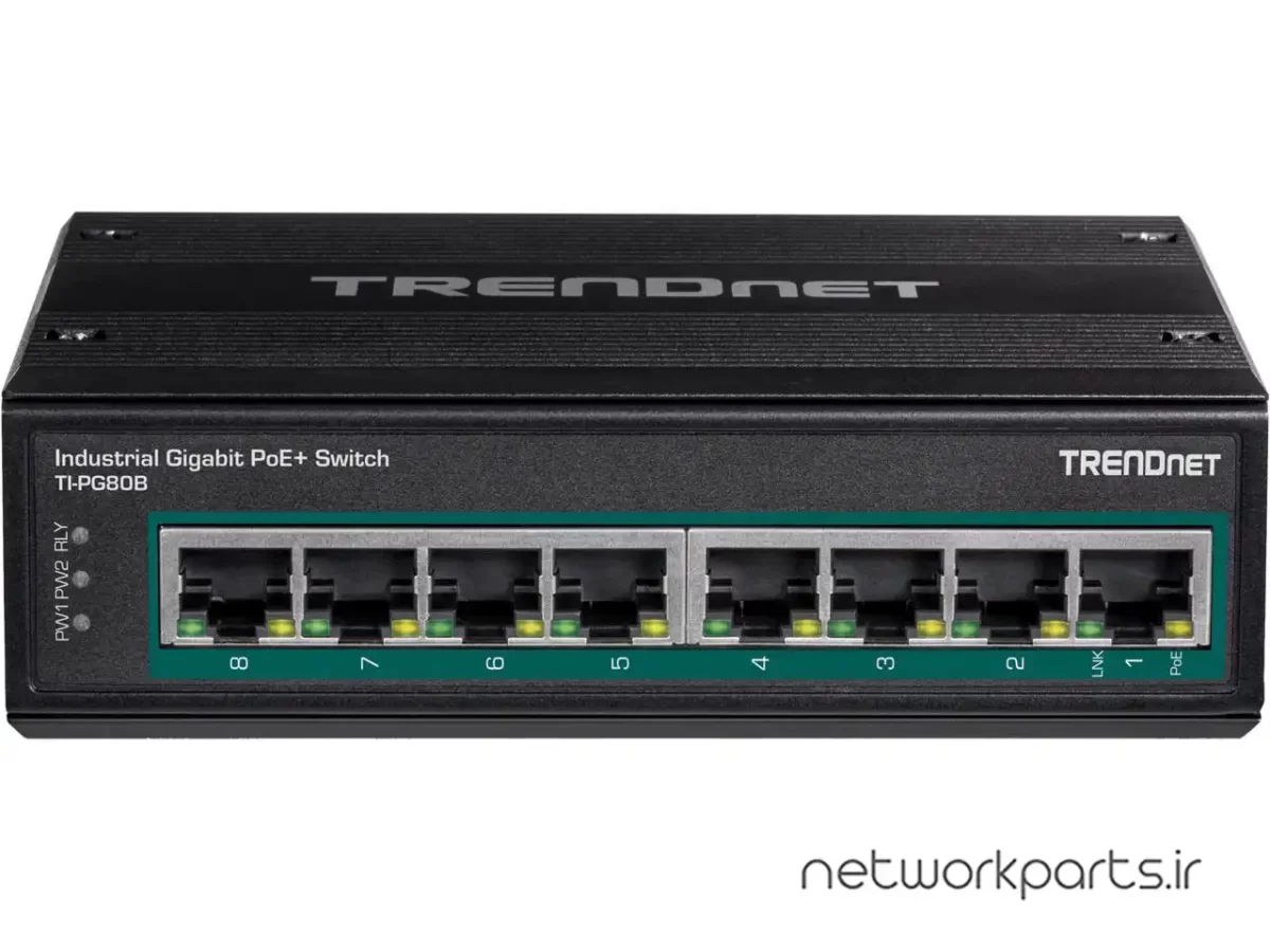 سوییچ ترندنت (TRENDnet) مدل TI-PG80B دارای 8 پورت