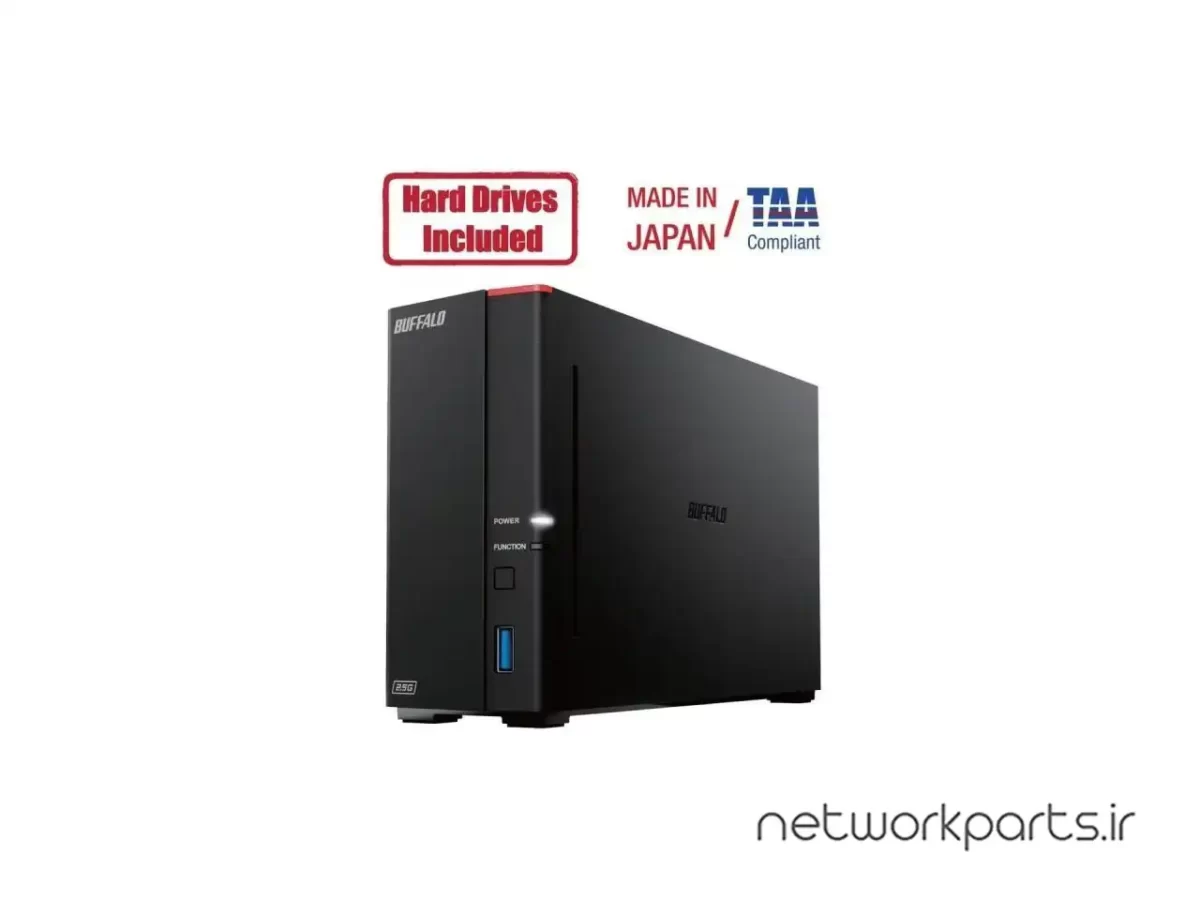 ذخیره ساز تحت شبکه (NAS) بوفالو (Buffalo) مدل LS710D0201 دارای 2TB هارد درایو و 2GB حافظه رم