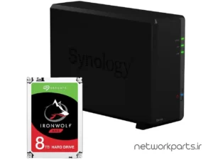ذخیره ساز تحت شبکه (NAS) سینولوژی (Synology) مدل DS118 دارای 8TB هارد درایو و 1GB حافظه رم
