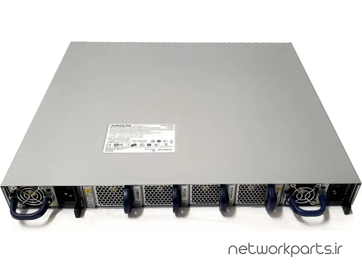 سوییچ سیسکو (Cisco) سری Arista مدل DCS-7050T-64-R دارای 64 پورت