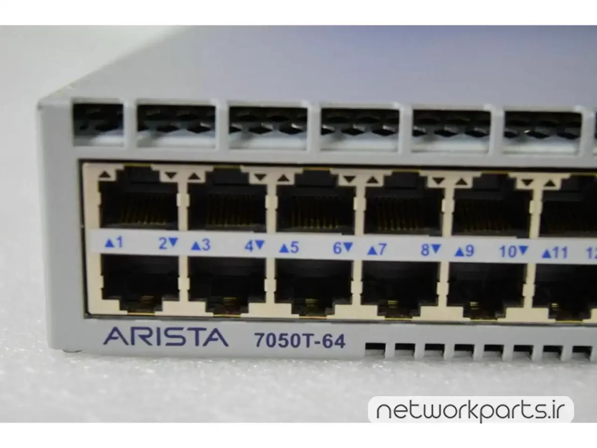 سوییچ سیسکو (Cisco) سری Arista مدل DCS-7050T-64-R دارای 64 پورت