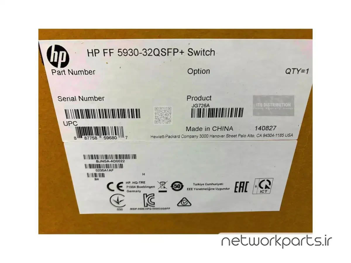 سوییچ اچ پی (HP) سری FlexFabric مدل 5930-32QSFP+