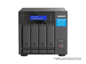 ذخیره ساز تحت شبکه (NAS) کیونپ (Qnap) مدل TVS-H474-PT-8G-US بدون هارد درایو دارای 8GB حافظه رم