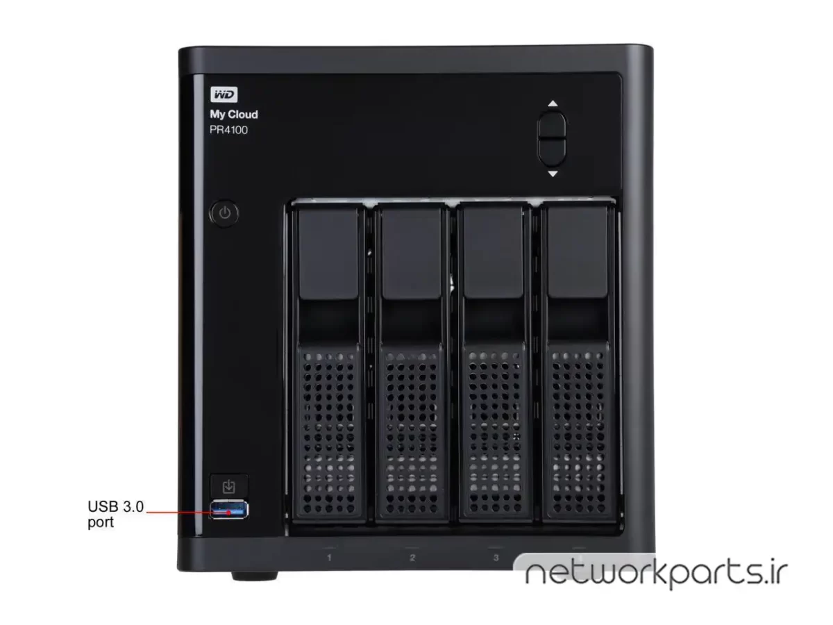 ذخیره ساز تحت شبکه (NAS) وسترن دیجیتال (Western Digital) مدل WDBNFA0000NBK-NESN
