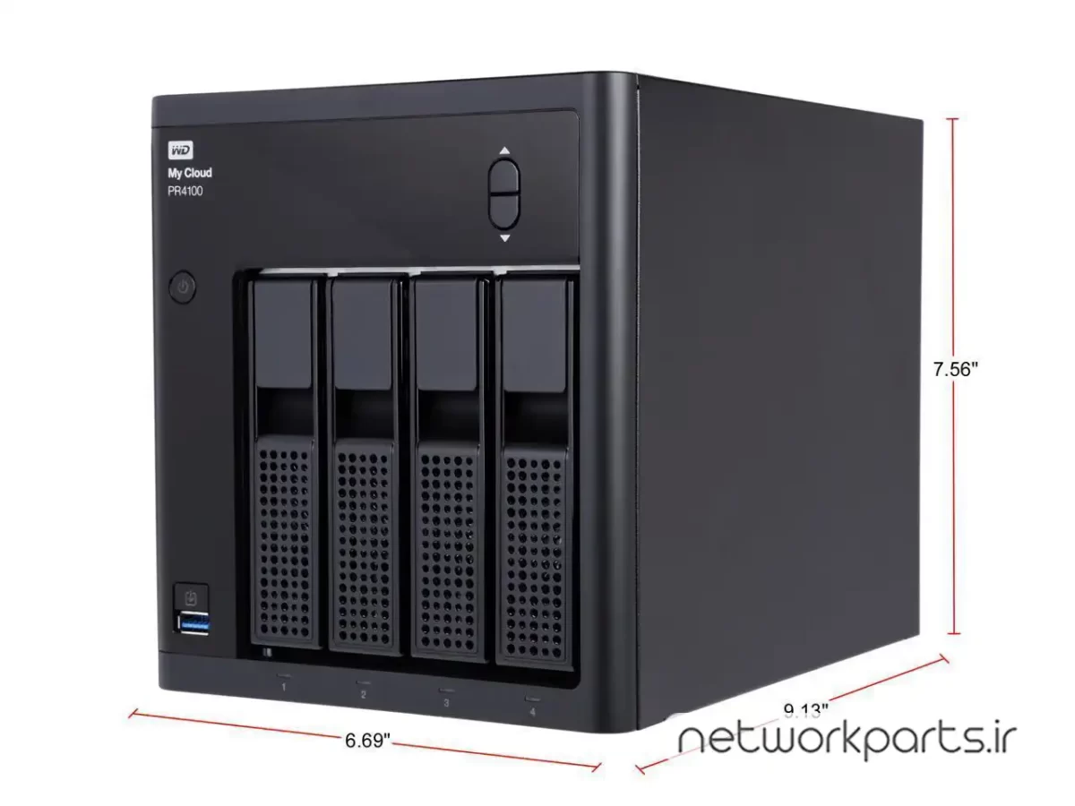 ذخیره ساز تحت شبکه (NAS) وسترن دیجیتال (Western Digital) مدل WDBNFA0000NBK-NESN