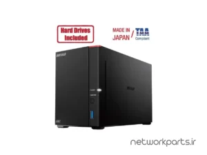 ذخیره ساز تحت شبکه (NAS) بوفالو (Buffalo) مدل LS720D0402 دارای 4TB (2x 2TB) هارد درایو و 2GB حافظه رم