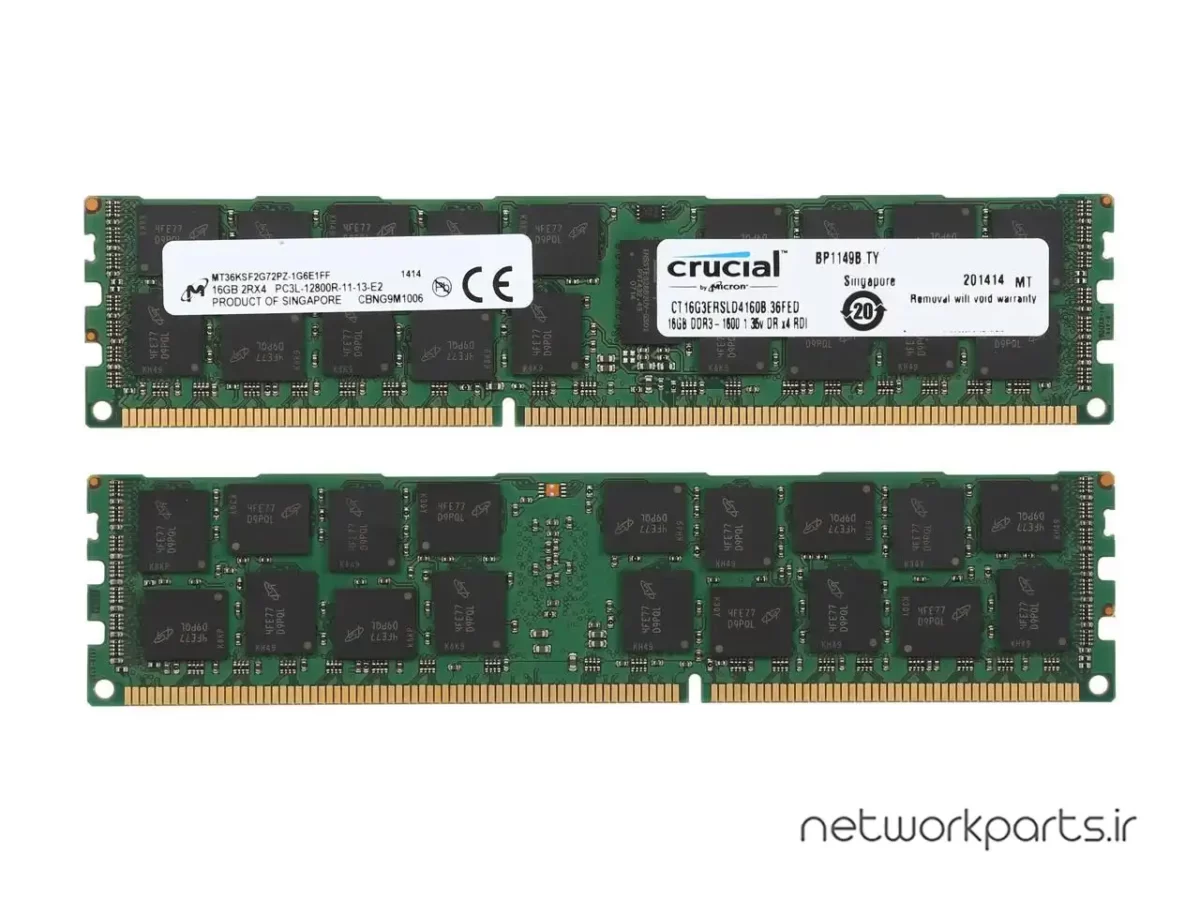 رم سرور (RAM) کروشیال (Crucial) مدل CT2K16G3ERSLD4160B ظرفیت 32GB (2 x 16GB)