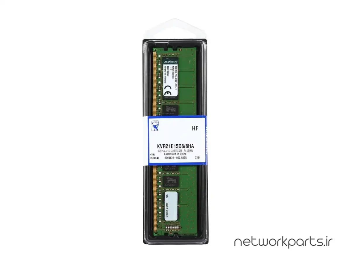 رم سرور (RAM) کینگستون (Kingston) مدل KVR21E15D8-8HA ظرفیت 8GB