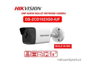 دوربین مدار بسته تحت شبکه (IP) هایک ویژن (Hikvision) مدل DS-2CD1023G0-IUF 2MP با وضوح 1920x1080