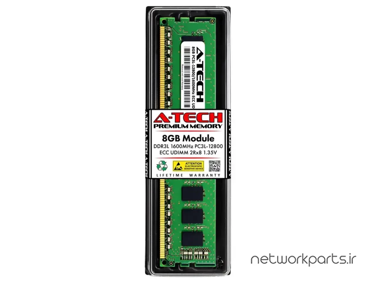 رم سرور (RAM) A-Tech مدل 2RX8-PC3L-12800E ظرفیت 8GB