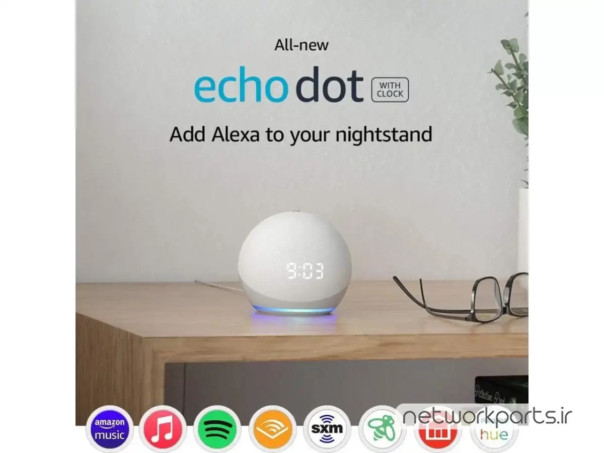 Smart Speaker with Clock and Alexa