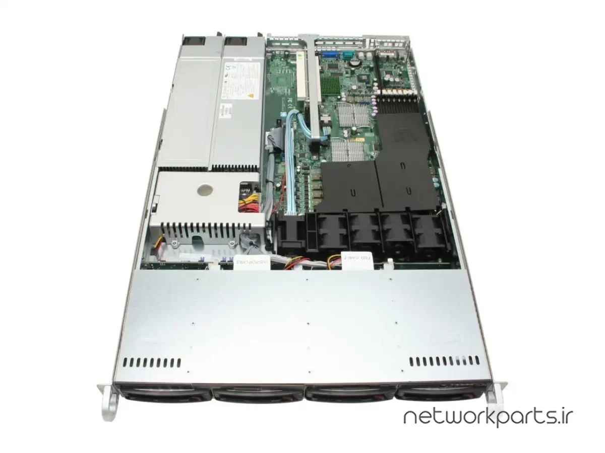 سرور رک (Rackmount) سوپرمایکرو (Supermicro) مدل SYS-6015P-TRB سوکت پردازنده LGA771 فرم فاکتور 1U
