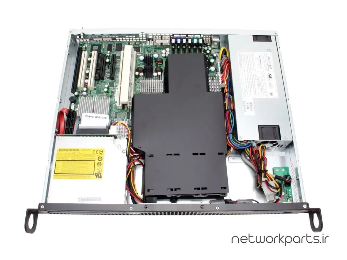 سرور رک (Rackmount) سوپرمایکرو (Supermicro) مدل SYS-6015V-MRB سوکت پردازنده LGA771 فرم فاکتور 1U