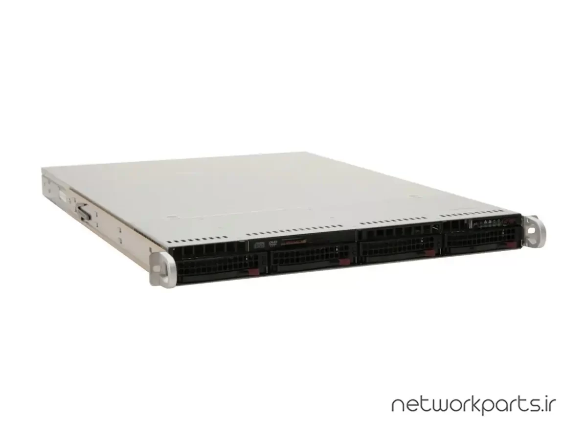 سرور رک (Rackmount) سوپرمایکرو (Supermicro) مدل SYS-6015C-NTB سوکت پردازنده LGA771 فرم فاکتور 1U