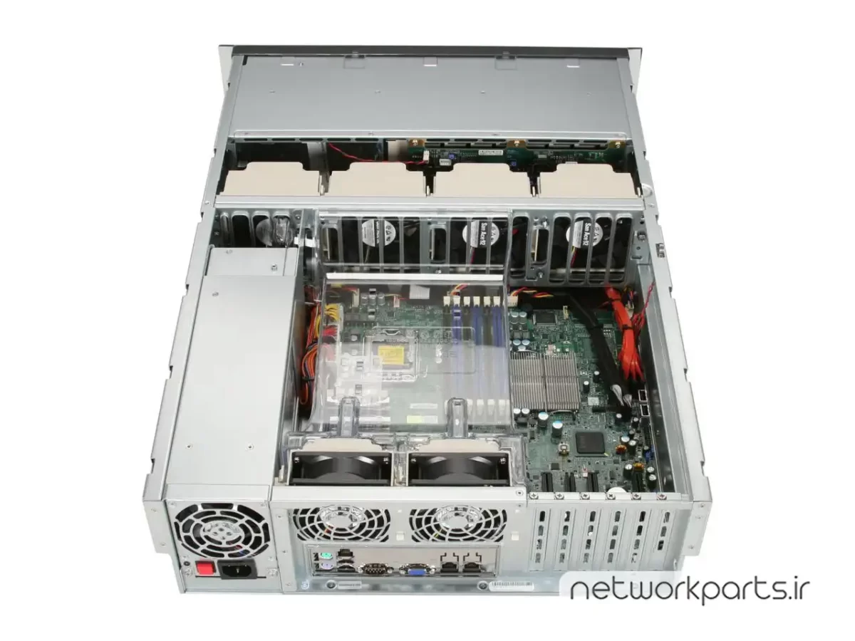 سرور رک (Rackmount) سوپرمایکرو (Supermicro) مدل SYS-6036T-TF سوکت پردازنده LGA1366 فرم فاکتور 3U