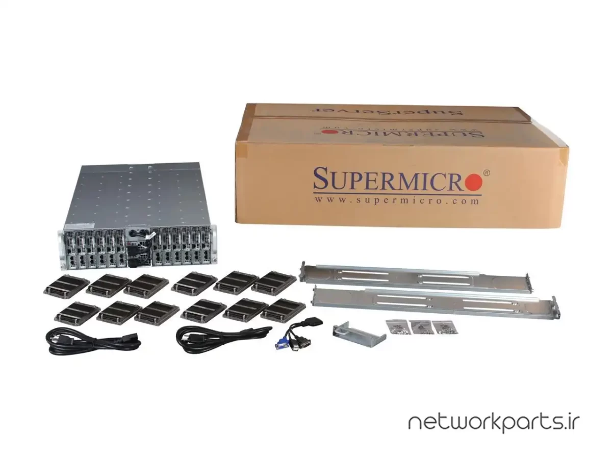 سرور رک (Rackmount) سوپرمایکرو (Supermicro) مدل SYS-5038ML-H12TRF سوکت پردازنده LGA1150 فرم فاکتور 3U
