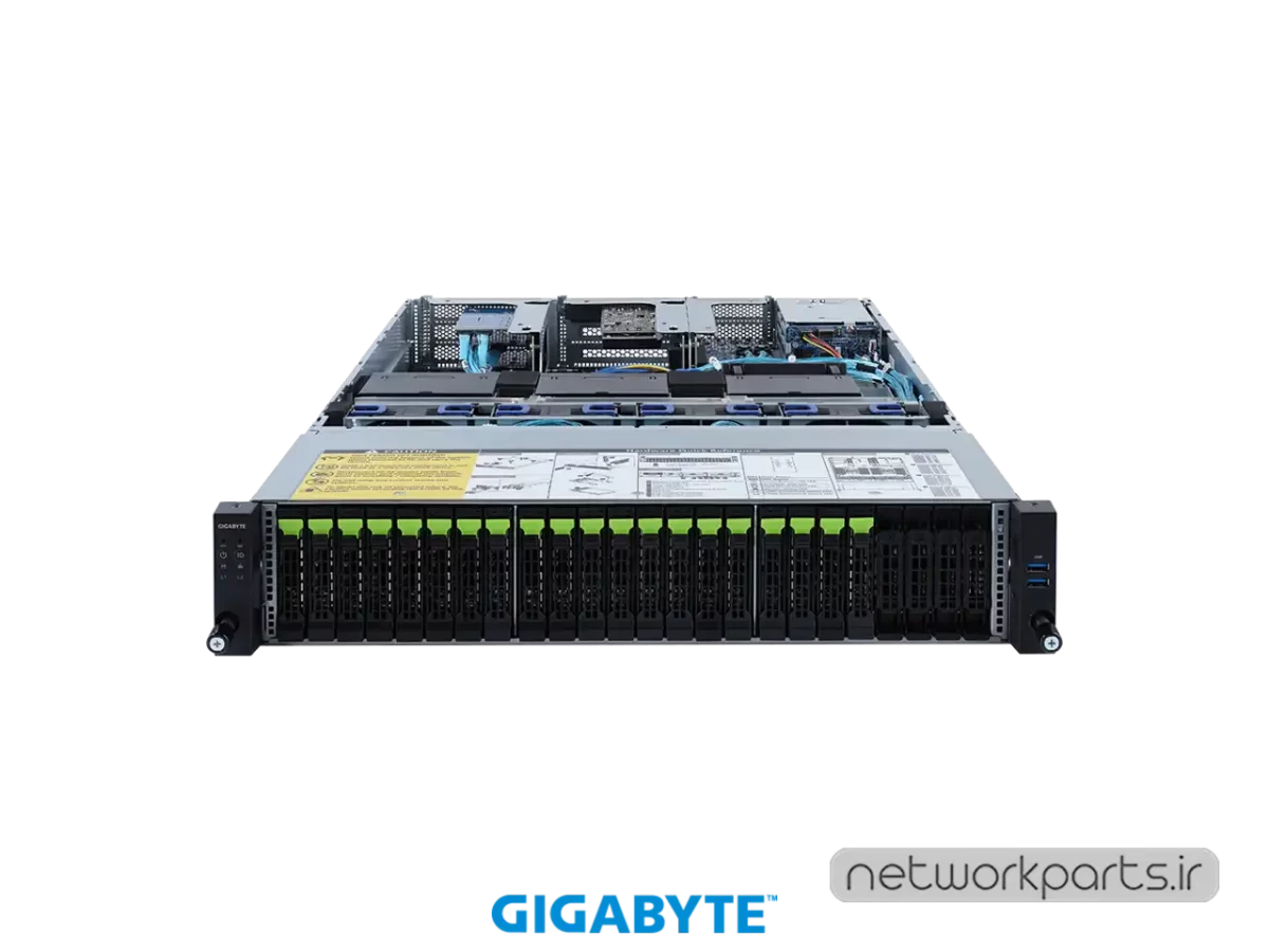 سرور رک (Rackmount) گیگابایت (GIGABYTE) مدل R282-Z9G سوکت پردازنده SP3 فرم فاکتور 2U