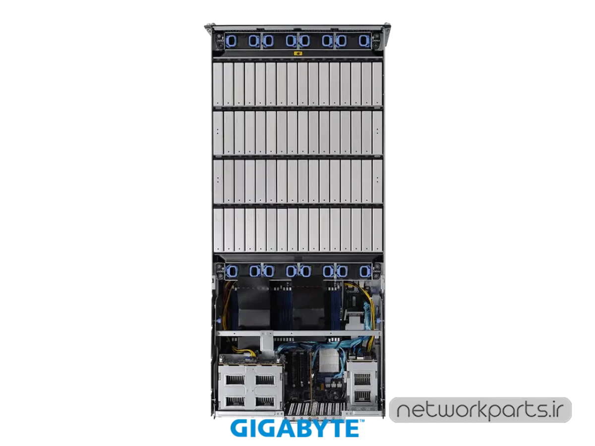 سرور رک (Rackmount) گیگابایت (GIGABYTE) مدل S461-3T0 سوکت پردازنده LGA3647 فرم فاکتور 4U