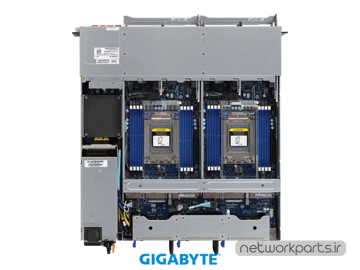 سرور رک (Rackmount) گیگابایت (GIGABYTE) مدل H242-Z11 سوکت پردازنده SP3 فرم فاکتور 2U