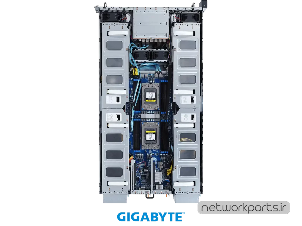 سرور رک (Rackmount) گیگابایت (GIGABYTE) مدل G292-Z43 سوکت پردازنده SP3 فرم فاکتور 2U