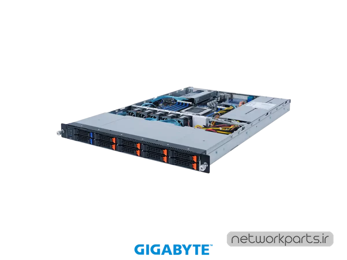 سرور رک (Rackmount) گیگابایت (GIGABYTE) مدل R152-P32 فرم فاکتور 1U