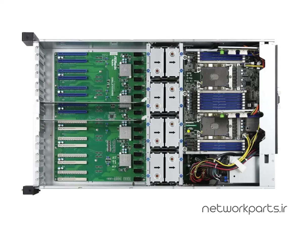 سرور رک (Rackmount) ازراک (ASRock) مدل 3U8G+/C621 سوکت پردازنده P فرم فاکتور 3U