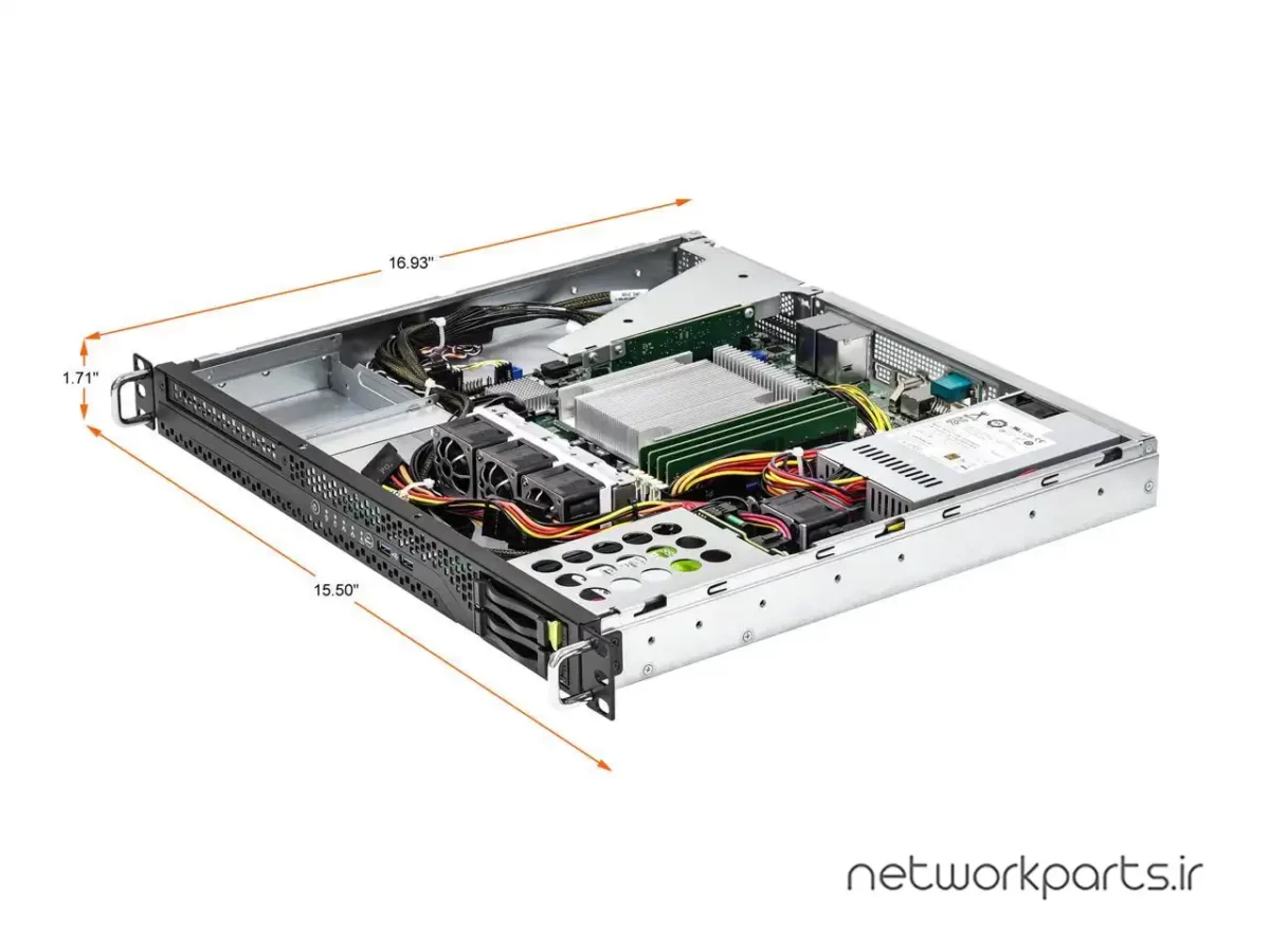 سرور رک (Rackmount) ازراک (ASRock) مدل 1U2E-C252 سوکت پردازنده LGA1200 فرم فاکتور 1U