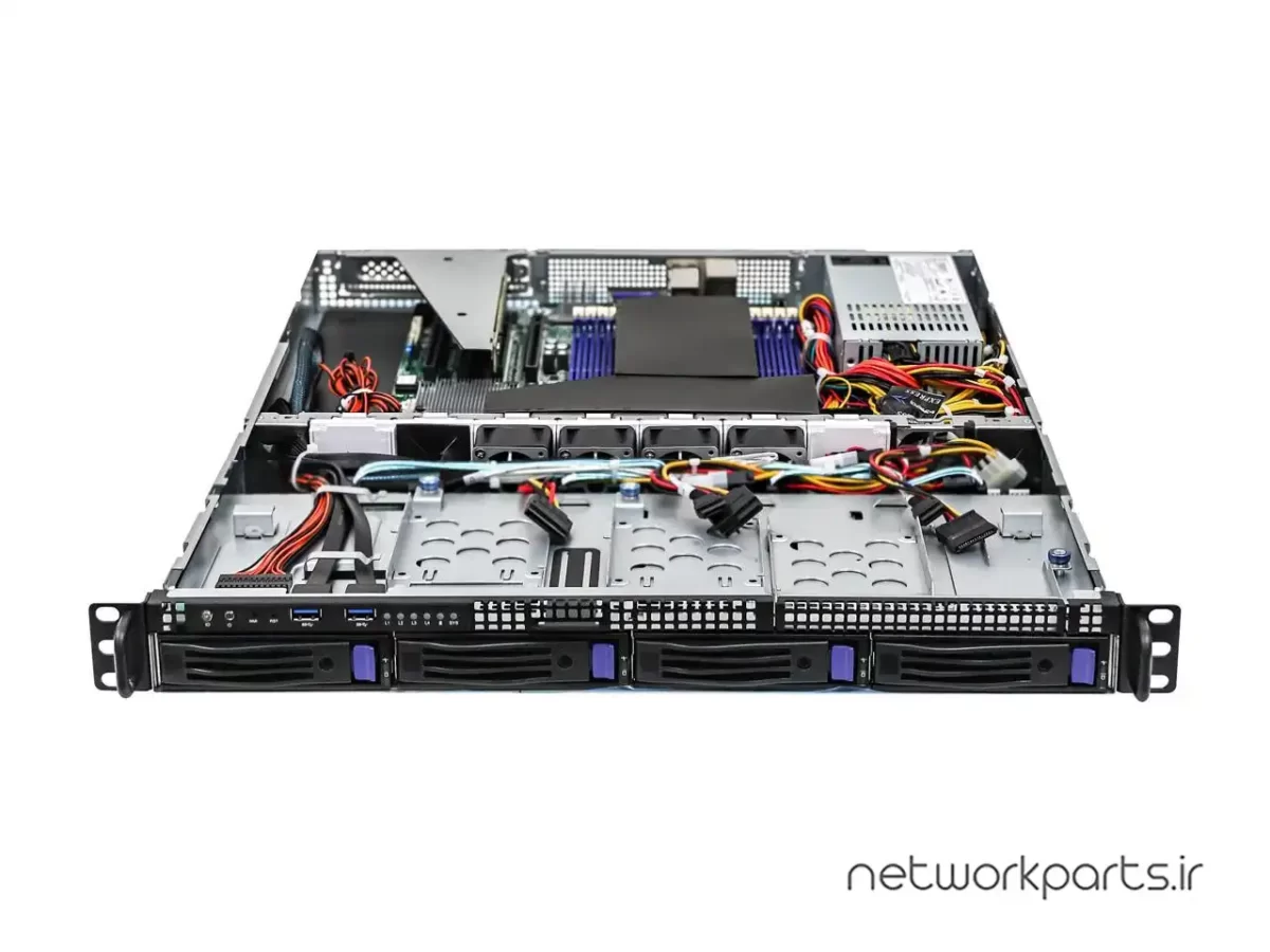 سرور رک (Rackmount) ازراک (ASRock) مدل 1U4LW-ICX/2T سوکت پردازنده LGA4189 فرم فاکتور 1U