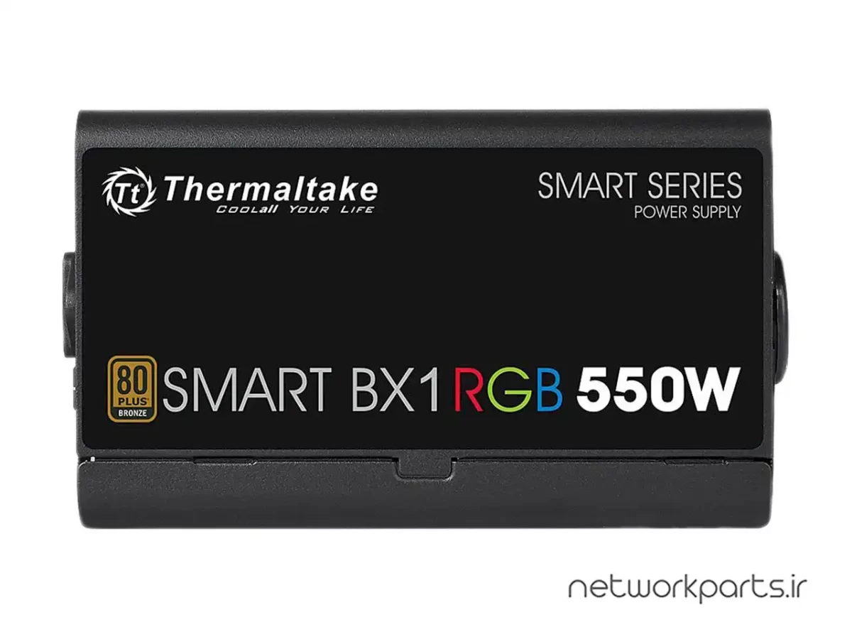 Thermaltake Smart BX1 RGB 550W Bronze SLI/ CrossFire Ready Continuous Power RGB LED ATX12V v2.3 / EPS v2.92 80 PLUS Bronze Certified 5 Year Warranty Non Modular Power Supply PS-SPR-0550NHFABU-1