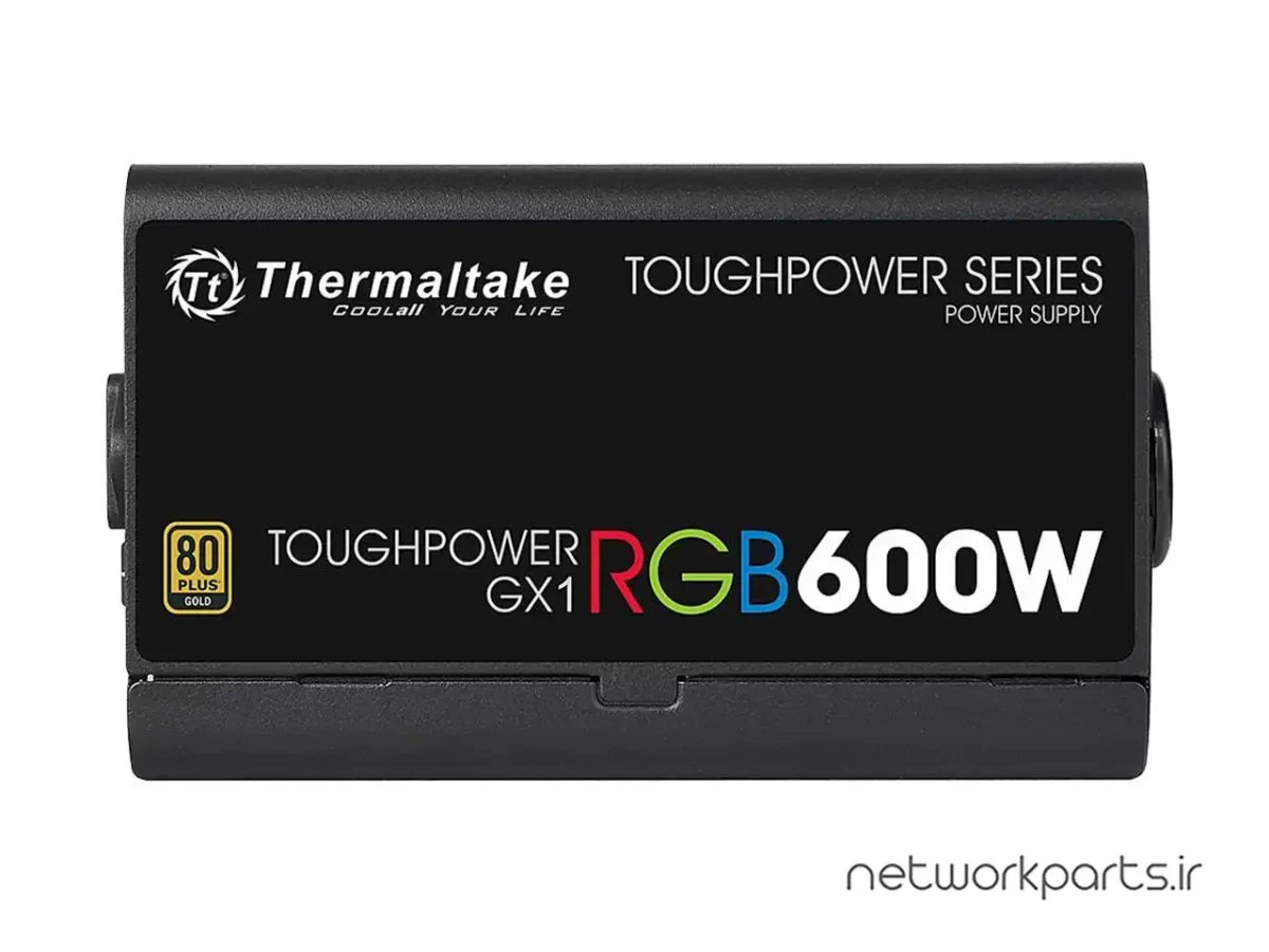 Thermaltake Toughpower GX1 RGB 600W ATX 12V v2.4 and EPS v2.92 80 PLUS GOLD Certified Active PFC Power Supply PS-TPD-0600NHFAGU-1