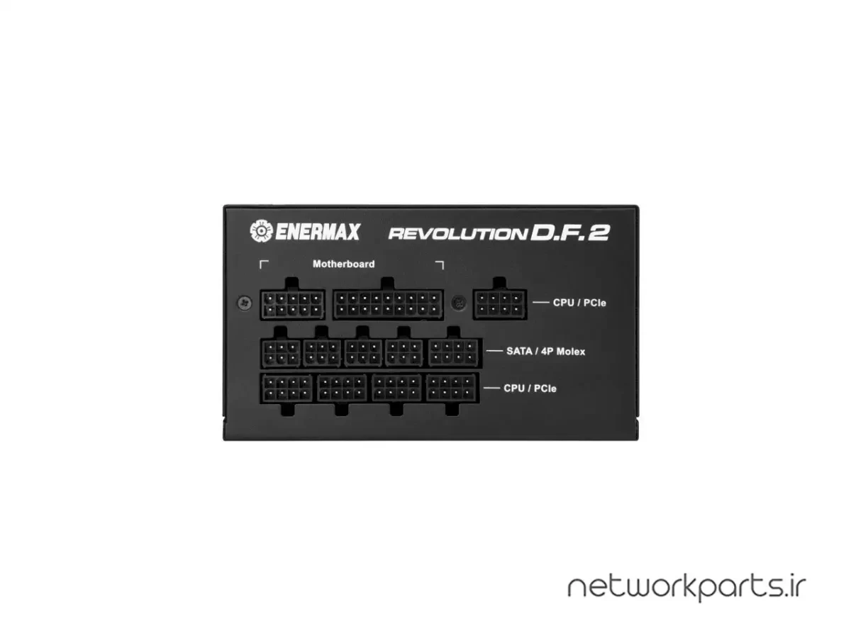 ENERMAX REVOLUTION D.F. 2 1050W Full Modular Power Supply, 80 Plus Gold 1050W, 100% Japanese Capacitors, Low Noise ECO Mode w/FDB Fan, Compact 140mm Size, ATX Power Supply