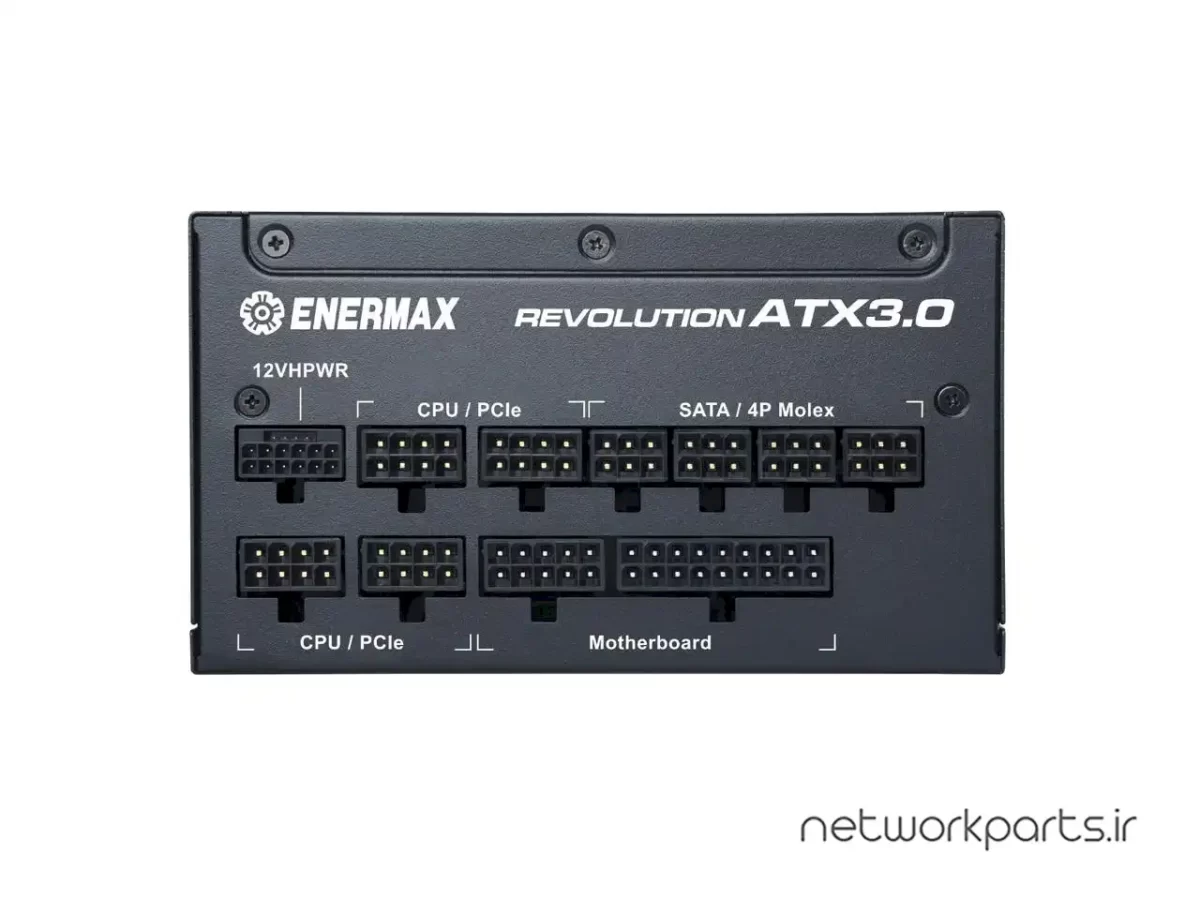 ENERMAX REVOLUTION ATX 3.0 1200W, 80+ Gold Full Modular 1200W ATX 3.0, 600W PCIe 5.0 12VHPWR Connector, 100% Japanese Capacitors, ECO Mode Control w/FDB Fan