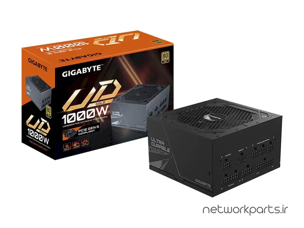 GIGABYTE GP-UD1000GM PG5 1000 W ATX 12V v2.31 80 PLUS GOLD Certified Full Modular Active PFC Power Supply PCIe 5.0 Support 12+4Pins