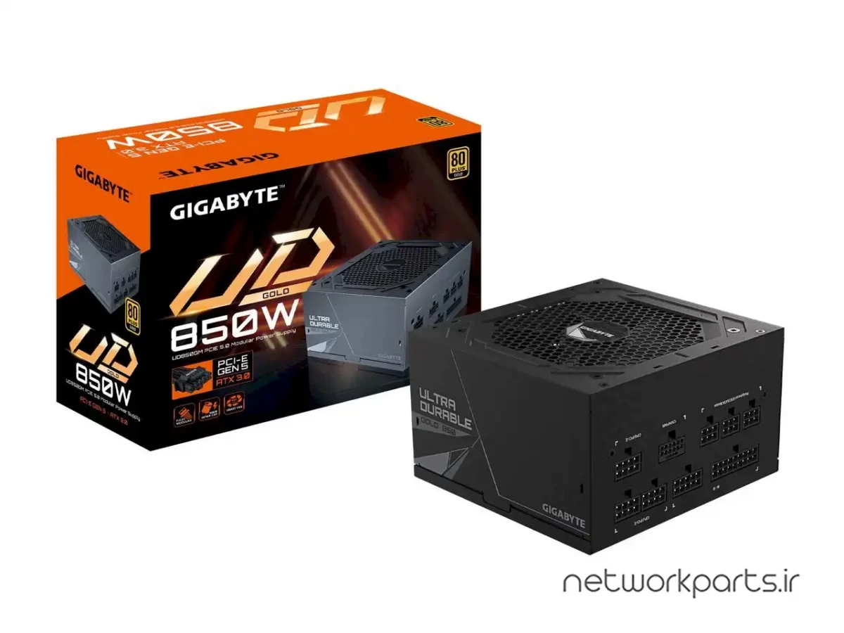 GIGABYTE GP-UD850GM PG5 850W V2.0 PCIe 5.0 Ready, 80 Plus Gold Certified, Fully Modular Power Supply