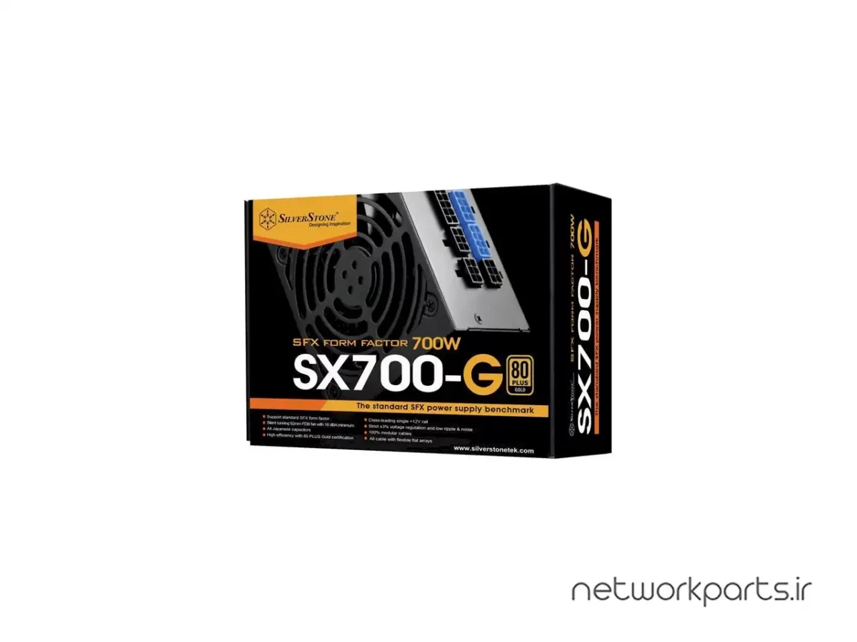SilverStone SFX SX700-G 700 W SFX 80 PLUS GOLD Certified Full Modular Active PFC Power Supply