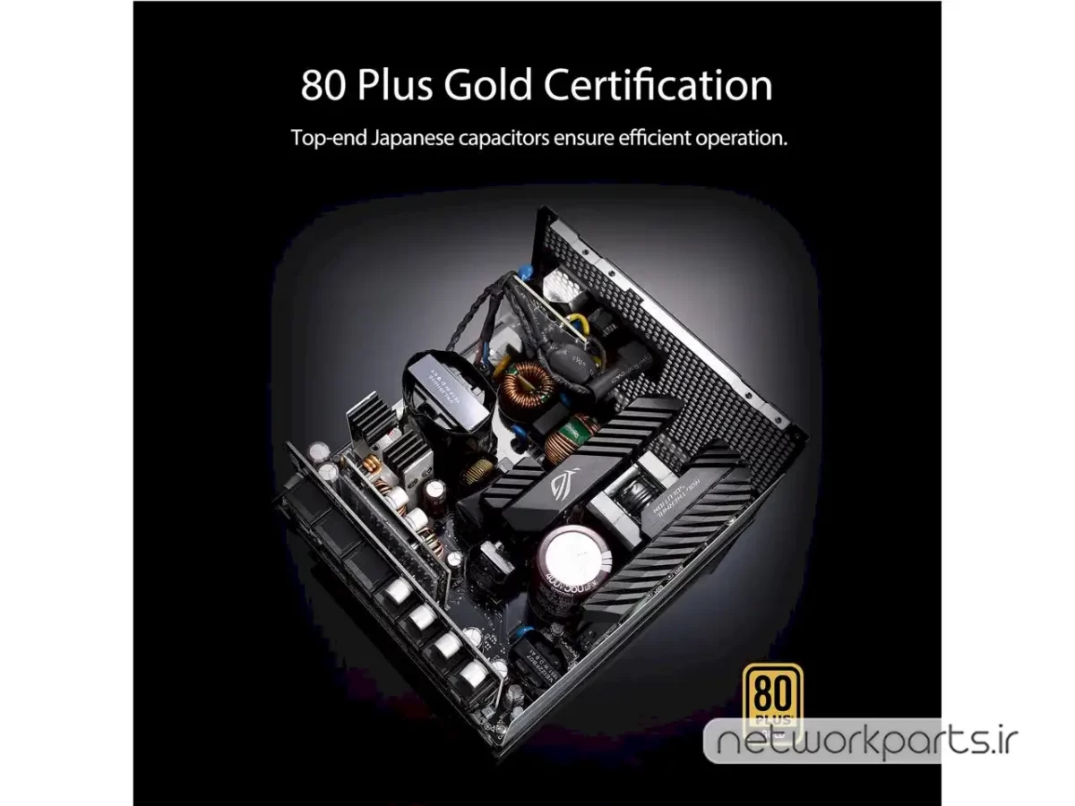 ASUS ROG STRIX 1000W Gold PSU, Power Supply (ROG Heatsinks, Axial-tech Fan Design, Dual Ball Fan Bearings, 0dB Technology, 80 PLUS Gold Certification, Fully Modular Cables, 10-year Warranty)