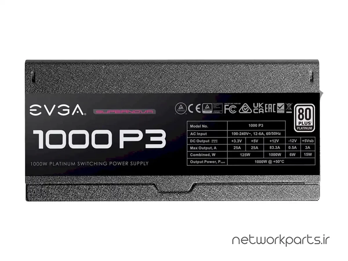 EVGA SuperNOVA P3 220-P3-1000-X1 1000 W ATX12V / EPS12V 80 PLUS PLATINUM Certified Full Modular Active PFC PFC Power Supply