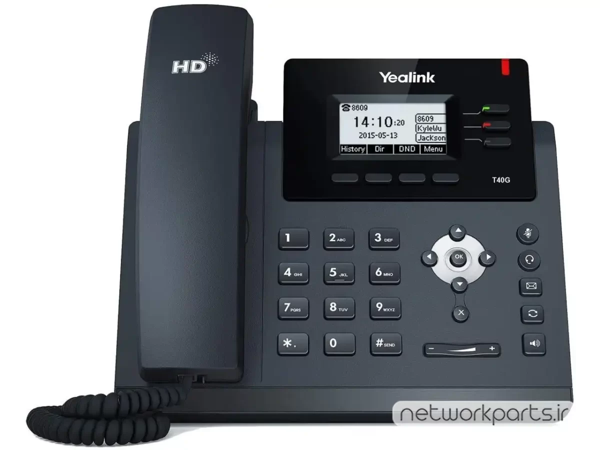 تلفن تحت شبکه (VOIP) یالینک (Yealink) مدل YEA-SIP-T40G