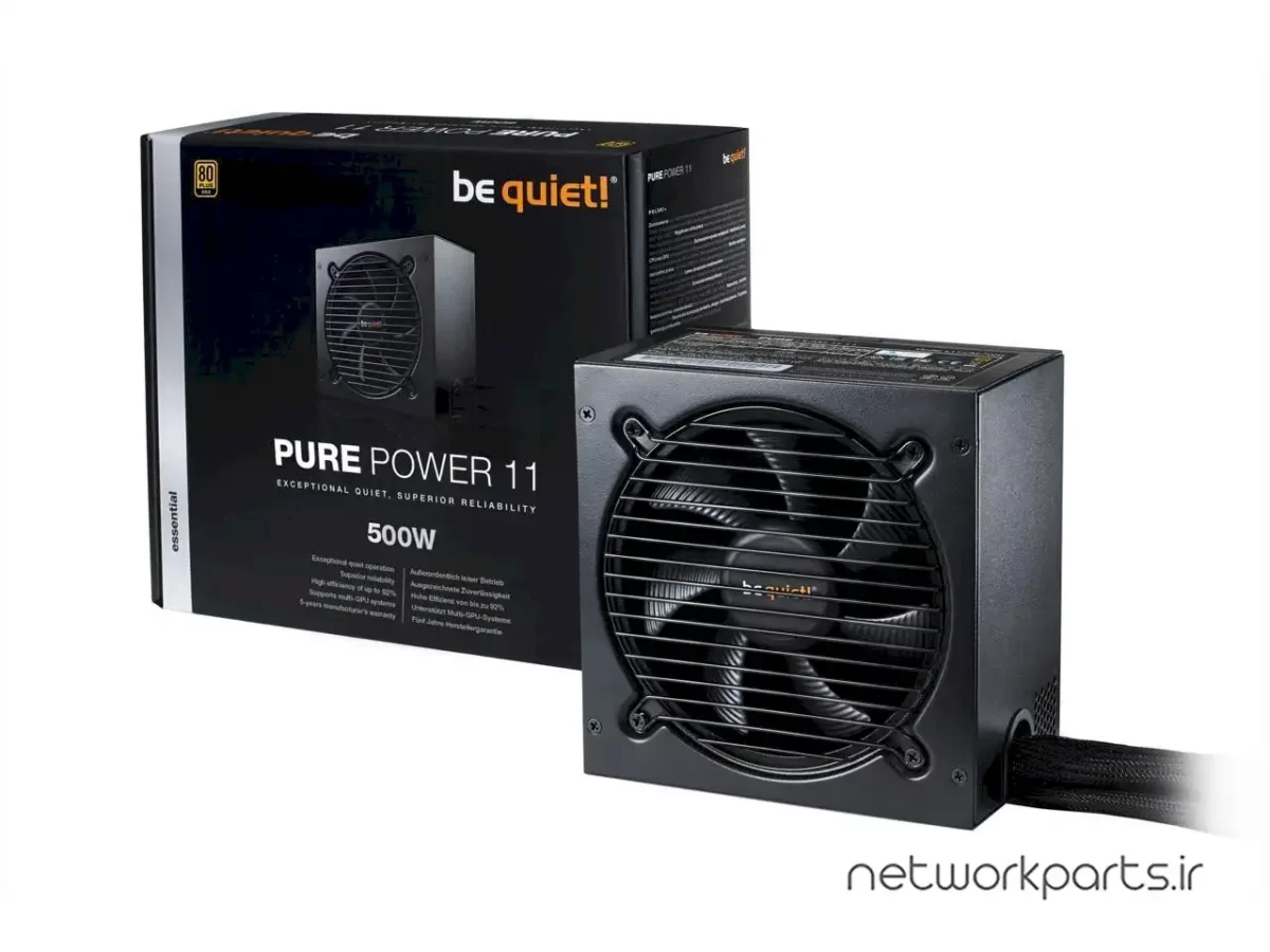 منبع تغذیه بی کوایت (be quiet) مدل PURE-POWER-11-500W