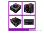 ATX Power Supply 550W Fully Modular 80+ Gold Certified with Addressable RGB Light - Vairous Color Mode, RGB-550W