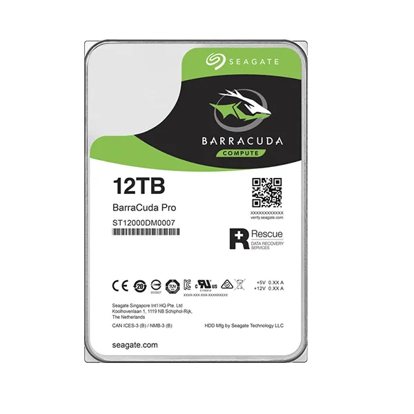 بهترین هارد دیسک اینترنال - راهنمای جامع برای مقایسه و خرید 1 تجهیزات شبکه-networkparts-بهترین هارد دیسک اینترنال Seagate BarraCuda Pro 12 TB