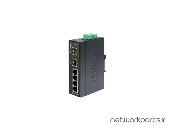 سوییچ پلنت (Planet) سری Industrial مدل ISW-621TF دارای 6 پورت