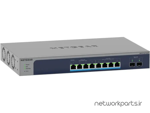 سوییچ نت گیر (Netgear) سری ProSafe مدل MS510TXUP-100NAS دارای 8 پورت